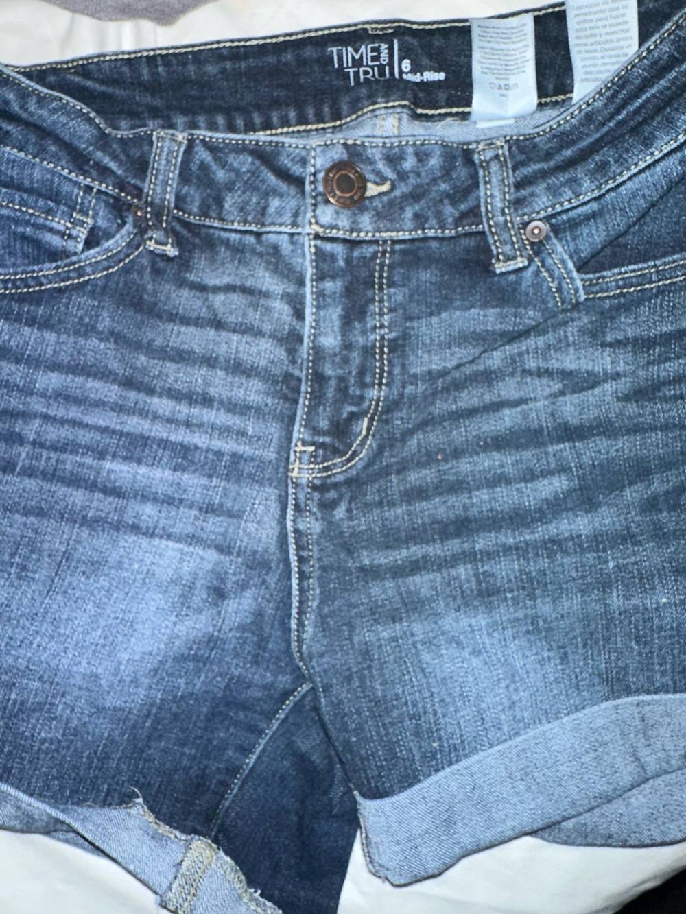 Classic Dark Blue Denim Jeans